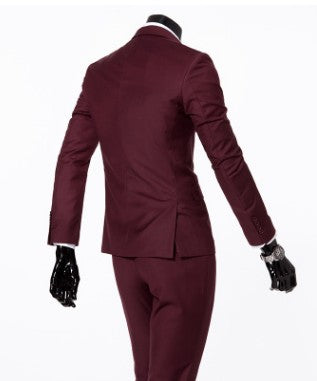 Sky Blue Slim Suit — Ideal for Weddings & Celebrations