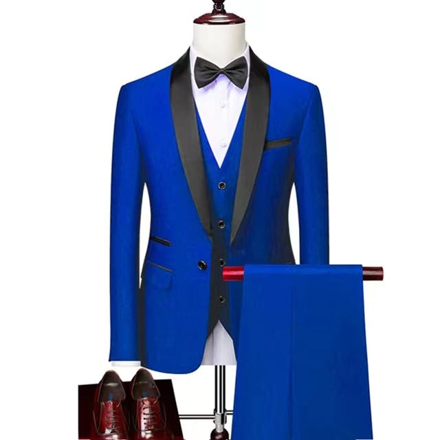 Royal Blue Tuxedo — Ideal for Grooms & Special Events