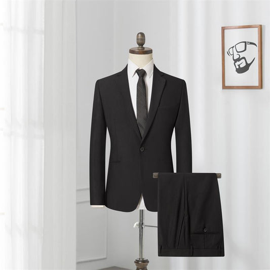 Black Executive Suit — Ideal for Business & Office Wear