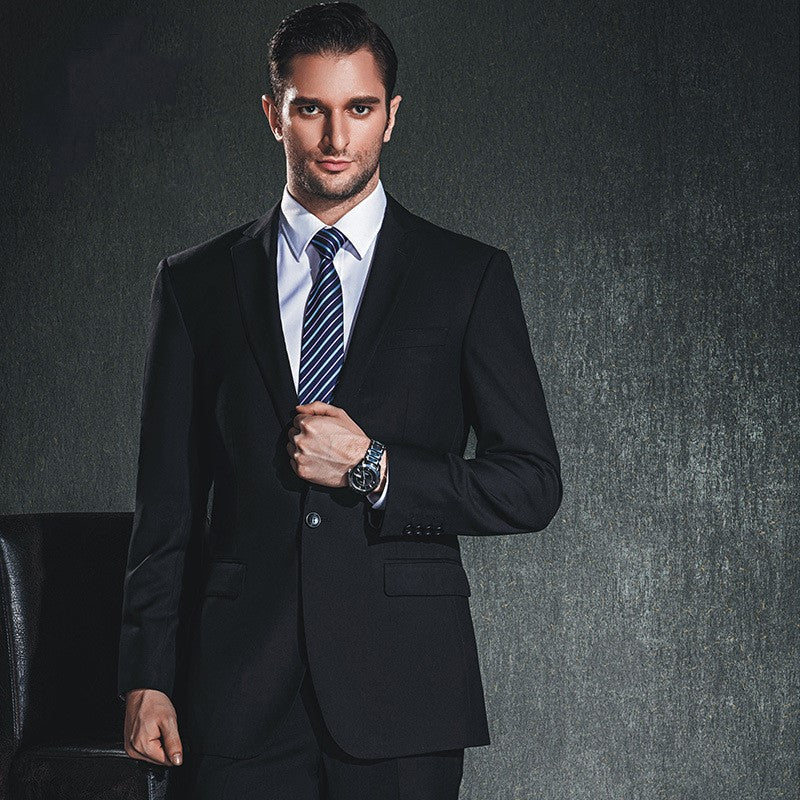 Dark Navy Executive Suit — Ideal for Business & Office Wear