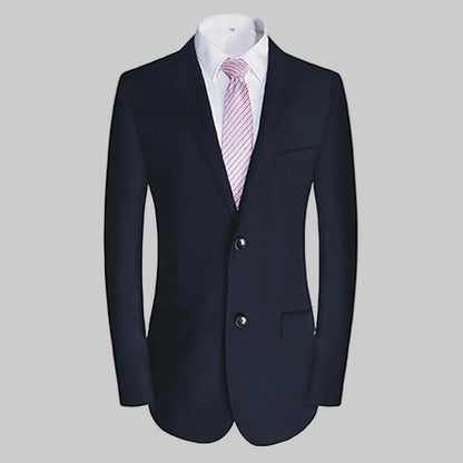 Dark Navy Executive Suit — Ideal for Business & Office Wear
