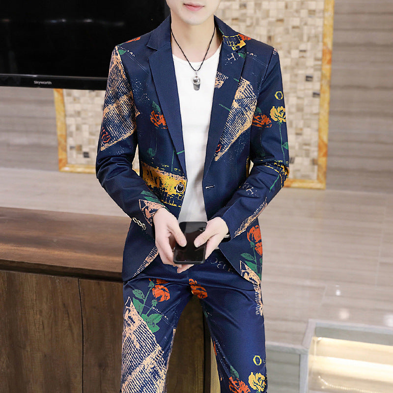 White Korean Slim Suit — For Stylish Event Wear