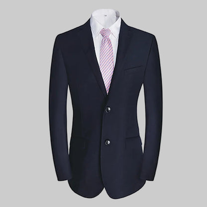 Dark Navy Executive Suit — Ideal for Business & Office Wear