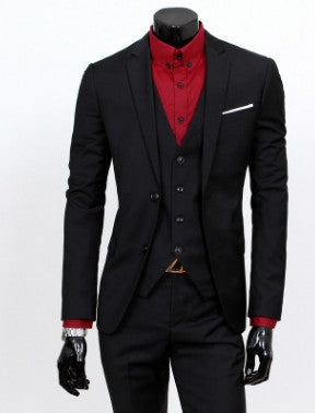 Sky Blue Slim Suit — Ideal for Weddings & Celebrations