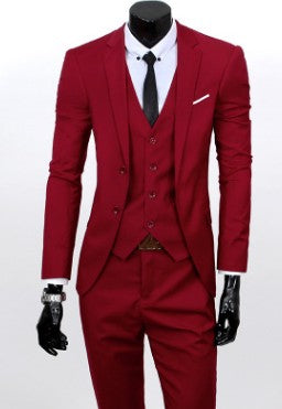 Sky Blue Slim Suit — Ideal for Weddings & Celebrations