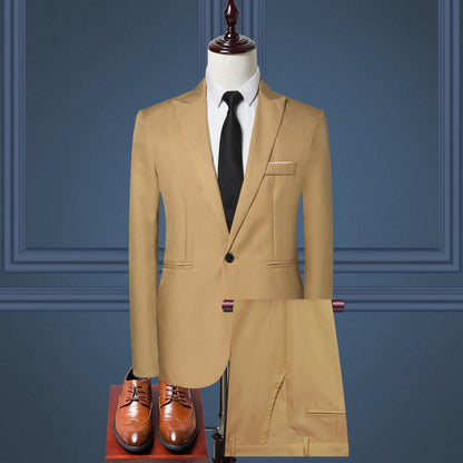 Solid Navy Suit — Corporate Events