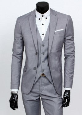 Sky Blue Slim Suit — Ideal for Weddings & Celebrations