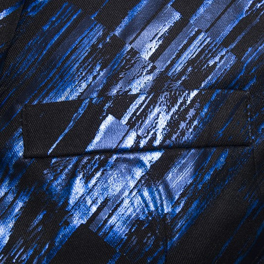 Printed Single-Breasted Suit — For Stylish Event Wear