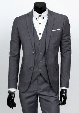 Sky Blue Slim Suit — Ideal for Weddings & Celebrations