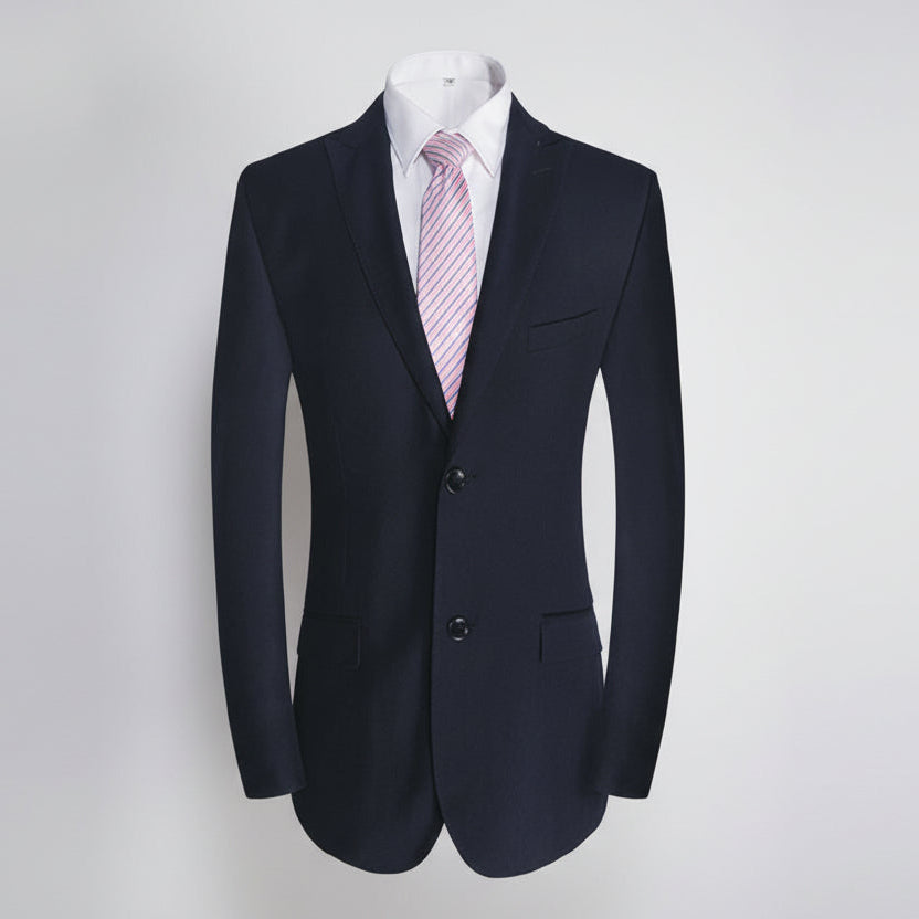 Dark Navy Executive Suit — Ideal for Business & Office Wear