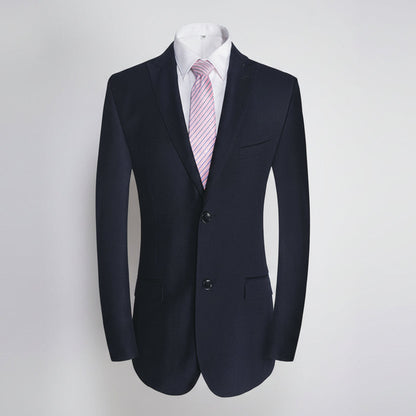 Dark Navy Executive Suit — Ideal for Business & Office Wear