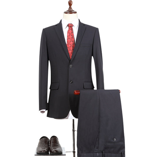 Black Executive Suit — Ideal for Business & Formal Meetings