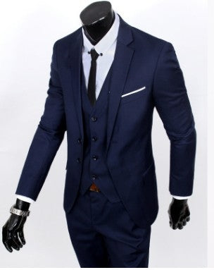 Sky Blue Slim Suit — Ideal for Weddings & Celebrations