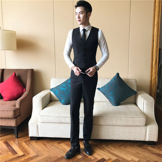 Burgundy Slim Suit — Ideal for Weddings & Special Events