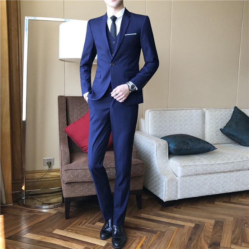 Burgundy Slim Suit — Ideal for Weddings & Special Events