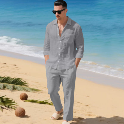 Resort Edition Loose-Fit Shirt & Pants Set