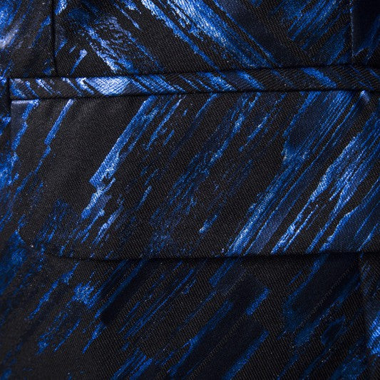 Printed Single-Breasted Suit — For Stylish Event Wear