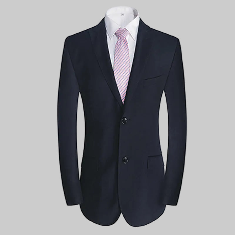 Dark Navy Executive Suit — Ideal for Business & Office Wear