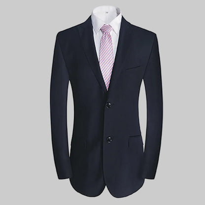 Dark Navy Executive Suit — Ideal for Business & Office Wear