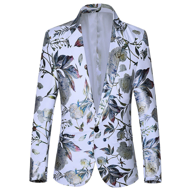 Floral Print Blazer — Ideal for Parties & Fashion Events