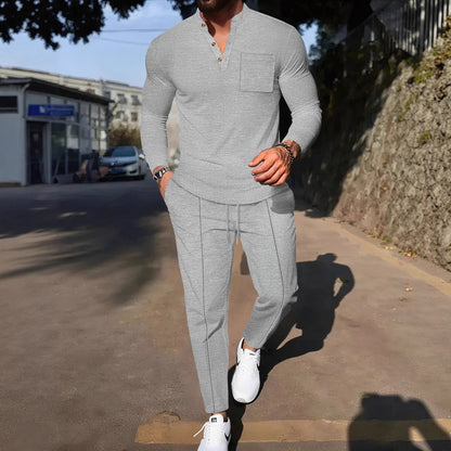 Cream Knit Two-Piece Set — For Smart Casual & City Wear