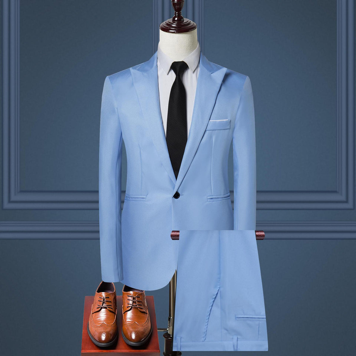 Solid Navy Suit — Corporate Events