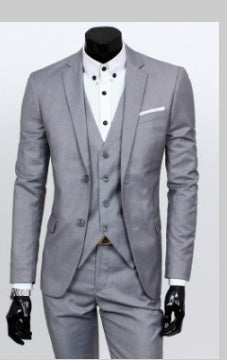 Sky Blue Slim Suit — Ideal for Weddings & Celebrations