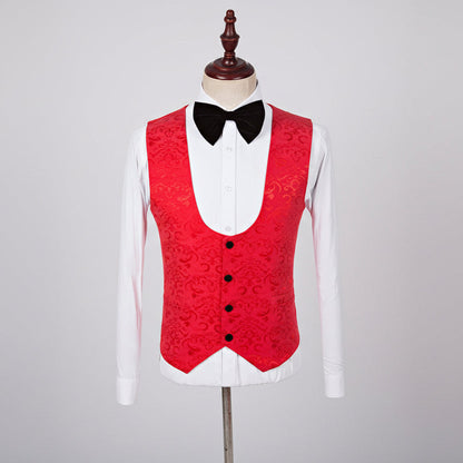 Red Statement Tuxedo — For Weddings & Special Events