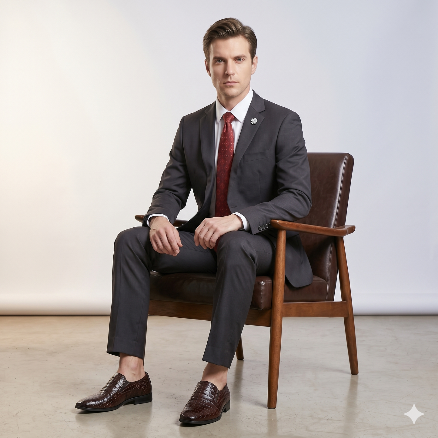 Black Executive Suit — Ideal for Business & Formal Meetings