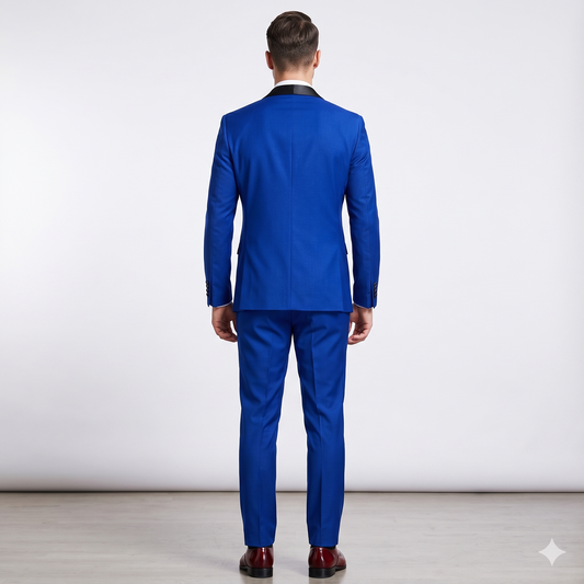 Royal Blue Tuxedo — Ideal for Grooms & Special Events