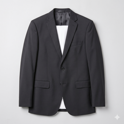 Black Executive Suit — Ideal for Business & Formal Meetings