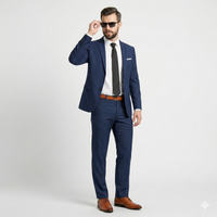 Solid Navy Suit — Corporate Events