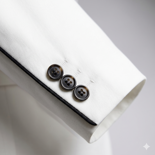 White Korean Slim Suit — For Stylish Event Wear
