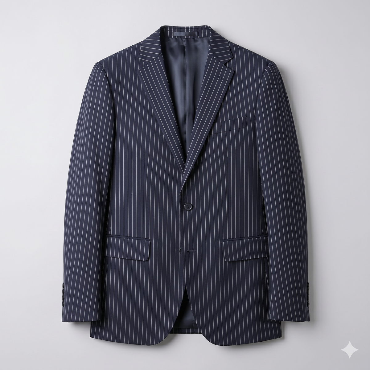 Four Seaons Black Pinstripe Jacket — for Business Professionals