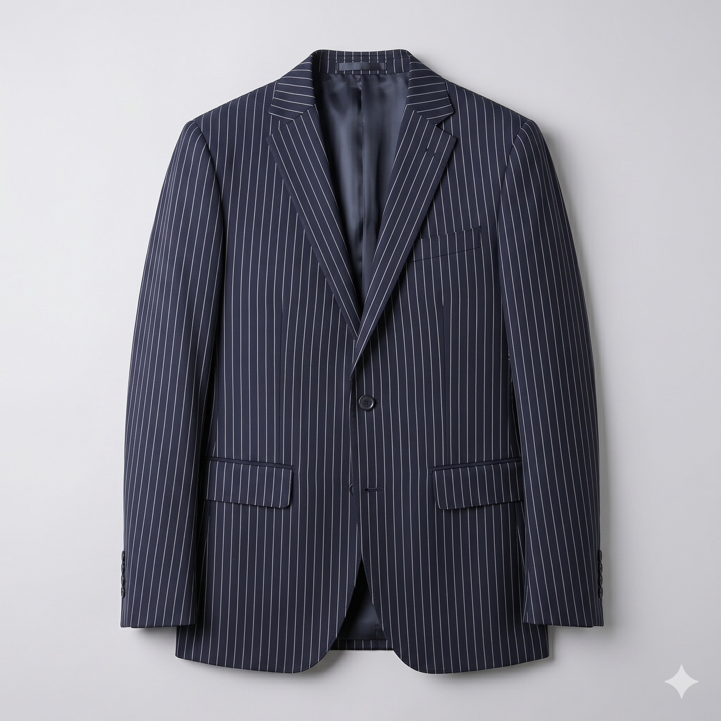 Four Seaons Black Pinstripe Jacket — for Business Professionals