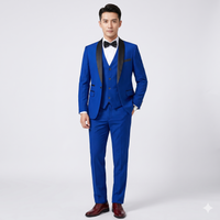 Royal Blue Tuxedo — Ideal for Grooms & Special Events
