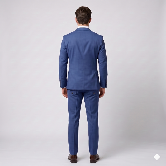 Royal Blue Suit — Ideal for Banquets & Events