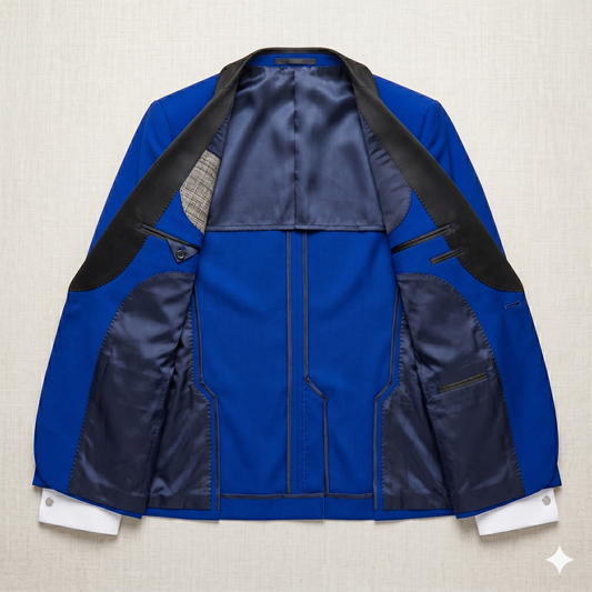 Royal Blue Tuxedo — Ideal for Grooms & Special Events
