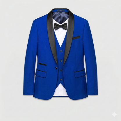 Royal Blue Tuxedo — Ideal for Grooms & Special Events