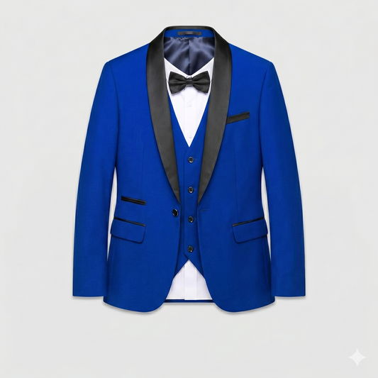 Royal Blue Tuxedo — Ideal for Grooms & Special Events