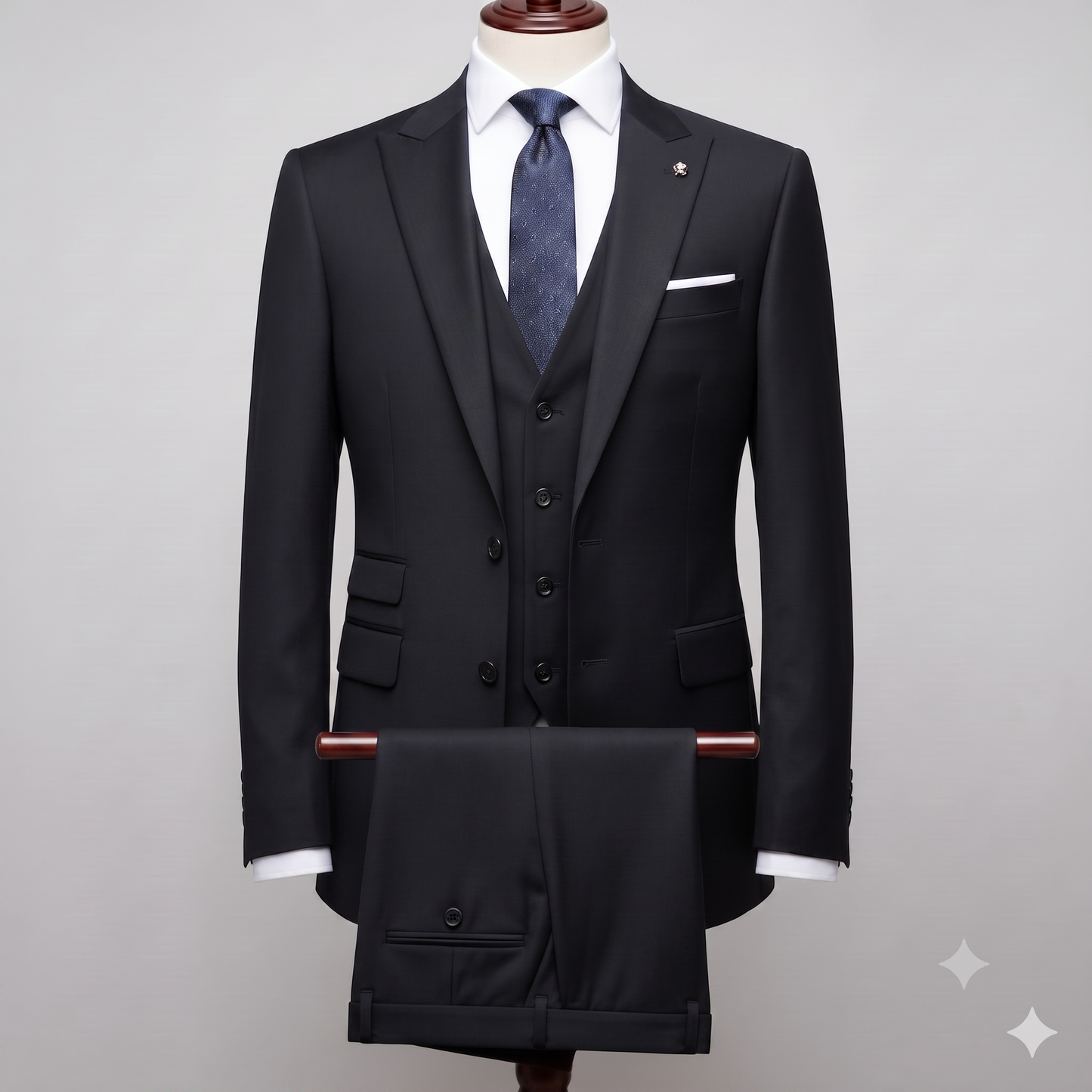 Burgundy Slim Suit — Ideal for Weddings & Special Events