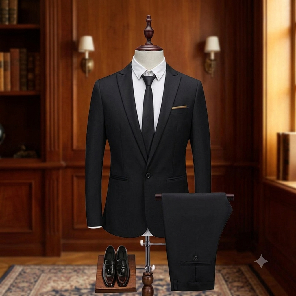Camel Executive Suit — Ideal for Business & Formal Wear