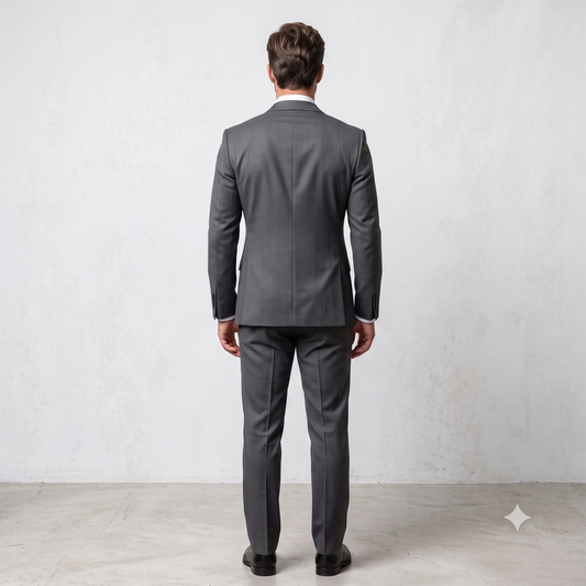 Grey Heritage Three-Piece Suit — For Timeless City Elegance
