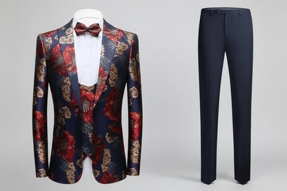 Men's Business Casual Business Host Wedding Suits