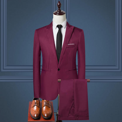 Solid Navy Suit — Corporate Events