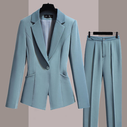Light Blue Executive Suit — Ideal for Business & Office Wear