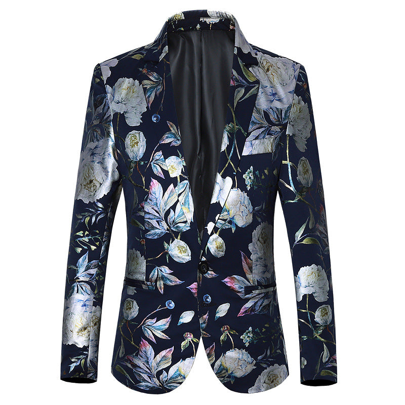 Floral Print Blazer — Ideal for Parties & Fashion Events
