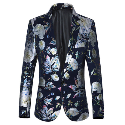 Floral Print Blazer — Ideal for Parties & Fashion Events