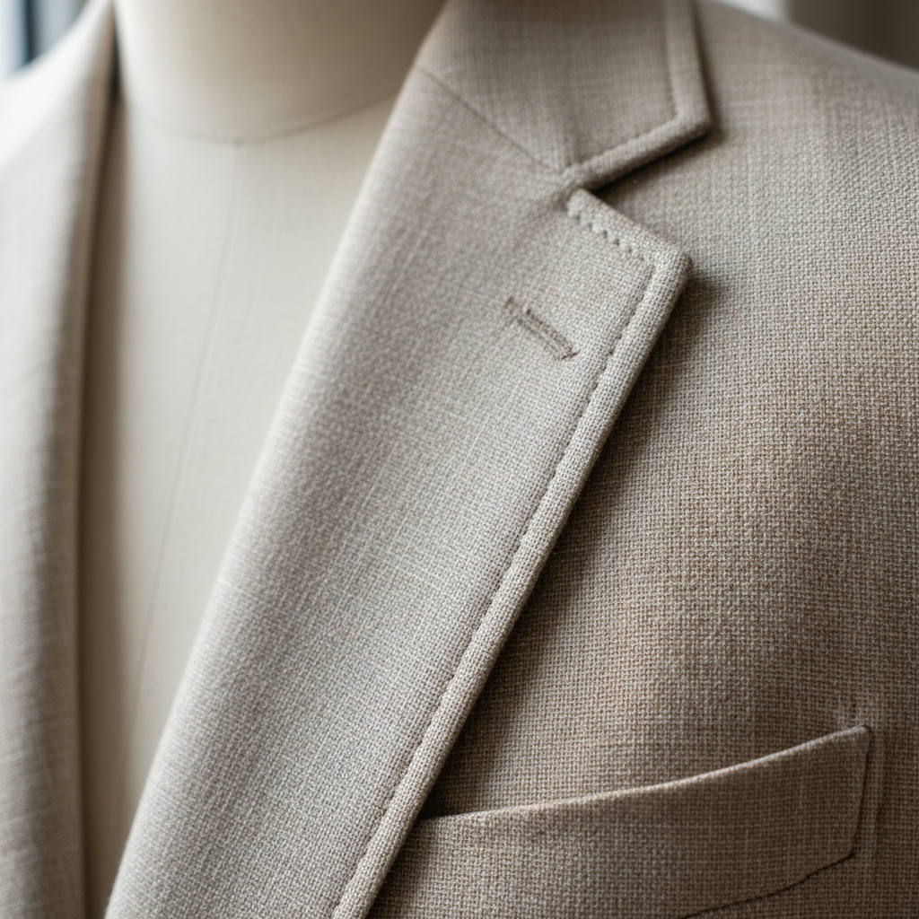 Champagne Executive Three-Piece Suit — For Business & Formal