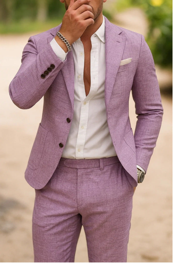 Olive Green Executive Suit — For Smart Casual & City